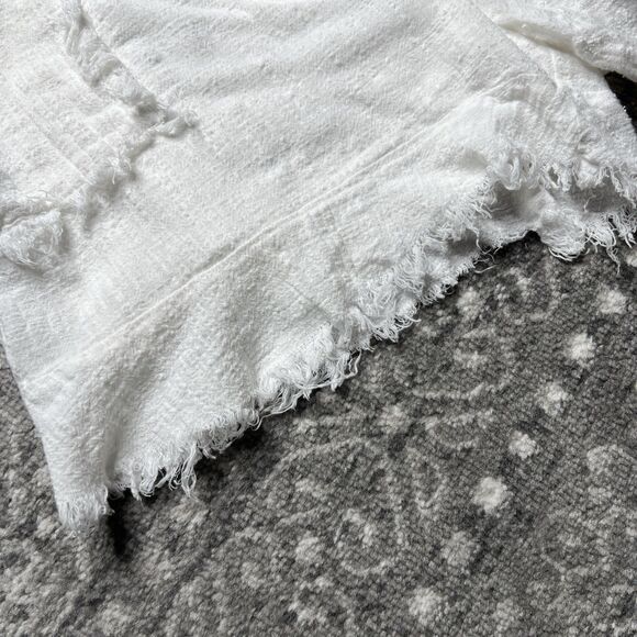 GiGio Plus Crinkle Distressed Pull On Shorts Size XL White Lined Drawstring - Picture 3 of 11